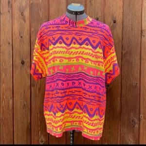 Vintage Ocean Pacific Neon 90’s Style T-Shirt